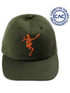 507067 Q5BN 3234 Dancing Skeleton Khaki Ball Cap - ALEXANDER MCQUEEN - BALAAN 2