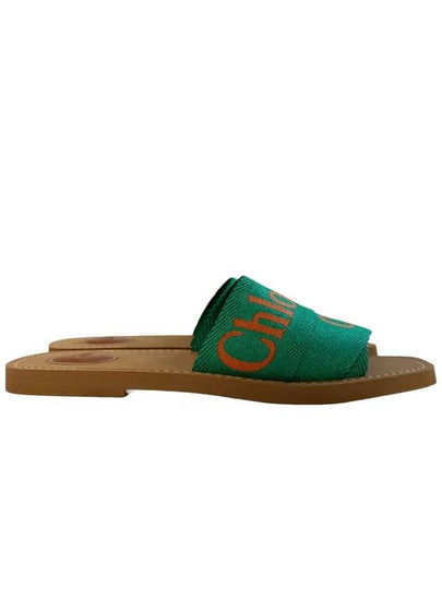 Woody Flat Mules Green - CHLOE - BALAAN 2