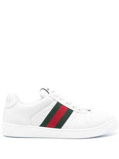 Screener Low Top Sneakers White - GUCCI - BALAAN 2