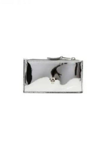 Alexander McQUEEN SKULL mirror effect card wallet 271907 - ALEXANDER MCQUEEN - BALAAN 1