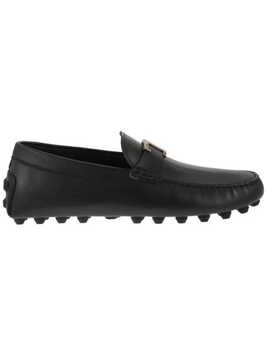 Men's Macro Rubber Driving Shoes Black - TOD'S - BALAAN.
