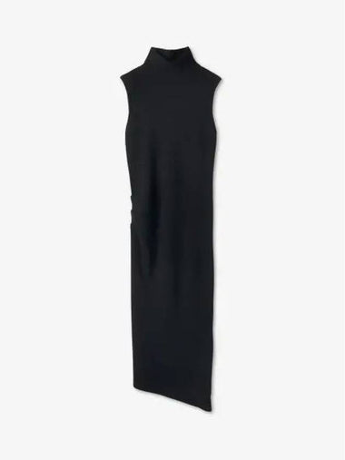 Helmut Lang high neck sleeveless knit dress black M09HW714001 - HELMUT LANG - BALAAN 1