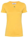 Embroided ORB Peru Short Sleeve T-Shirt Yellow - VIVIENNE WESTWOOD - BALAAN 2