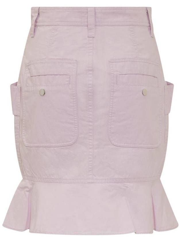 Short Skirt 23PJU0004FA A1G32E 86LC LILAC - ISABEL MARANT ETOILE - BALAAN 3