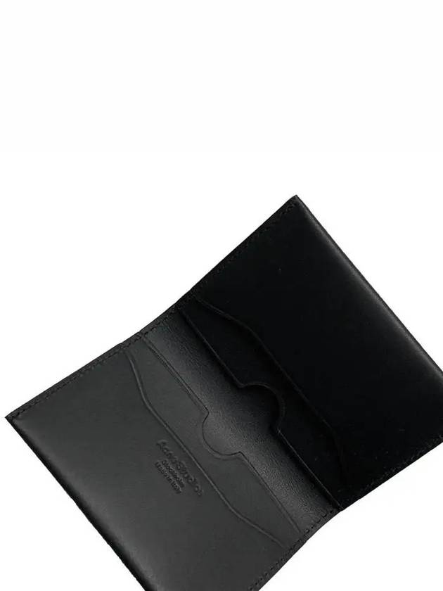 Folded Leather Card Wallet Black - ACNE STUDIOS - BALAAN 7