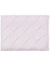 Tiny Tri-Fold Zipper Half Wallet Pink - BOTTEGA VENETA - BALAAN 4