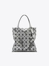 Baobao Prism Tote Bag Silver AG047 91 - ISSEY MIYAKE - BALAAN 1