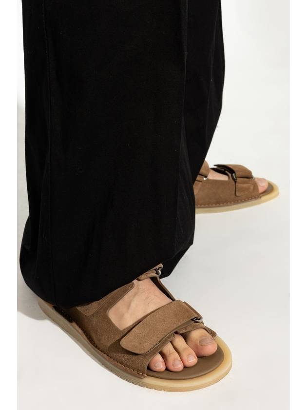 Dolce & Gabbana Suede Sandals, Men's, Brown - DOLCE&GABBANA - BALAAN 2