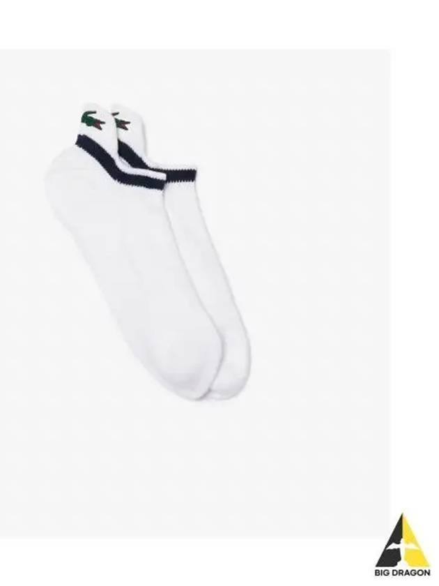 Men s Sports Cushioning Socks White - LACOSTE - BALAAN 1