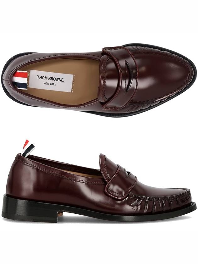 Pebble Leather Penny Loafers MFL106AL0043 - THOM BROWNE - BALAAN 2