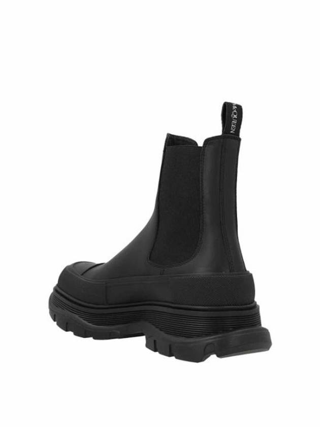 Embossed Logo Chelsea Boots Black - ALEXANDER MCQUEEN - BALAAN 3