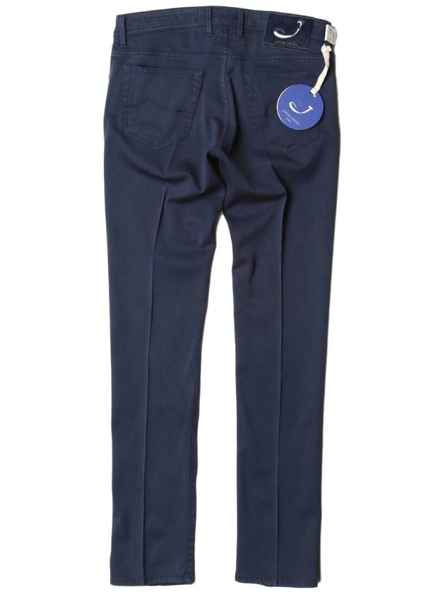 688 Comfort Wool Navy Pants - JACOB COHEN - BALAAN 2