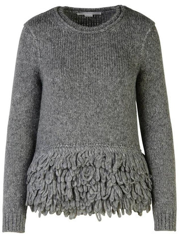 Stella McCartney Grey Alpaca Blend Sweaters - STELLA MCCARTNEY - BALAAN 1