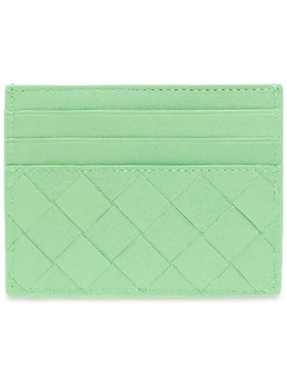 Intrecciato Leather Card Holder Siren - BOTTEGA VENETA - BALAAN 2