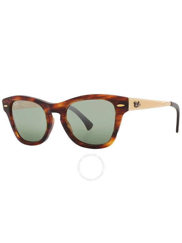 Ray Ban Green Mirror Square Unisex Sunglasses RB0707SM 954/G4 50 - RAY-BAN - BALAAN 3