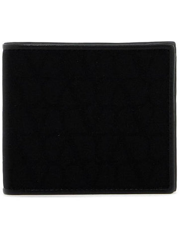 Toile Iconographe Half Wallet Black - VALENTINO - BALAAN 1