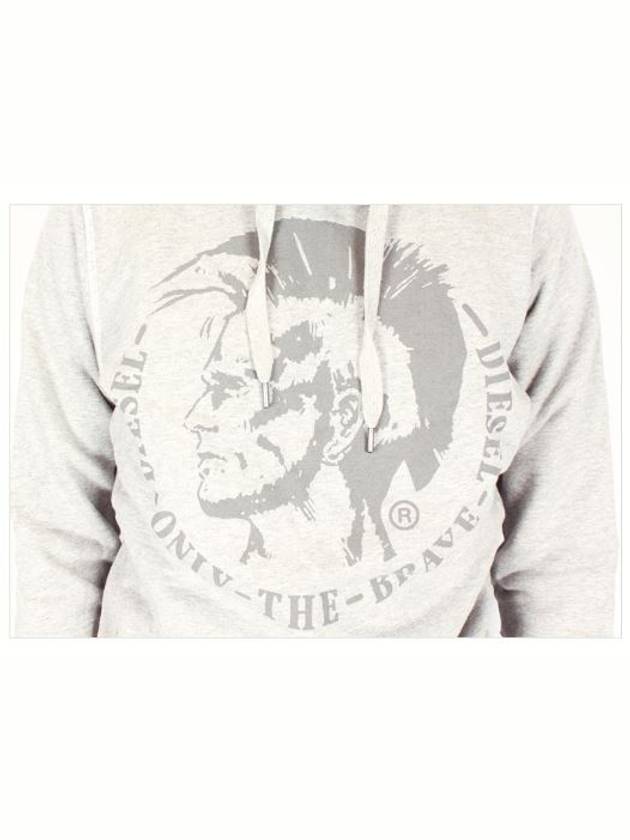 Men's Hoodie Mohawk Gray 912 - DIESEL - BALAAN 7