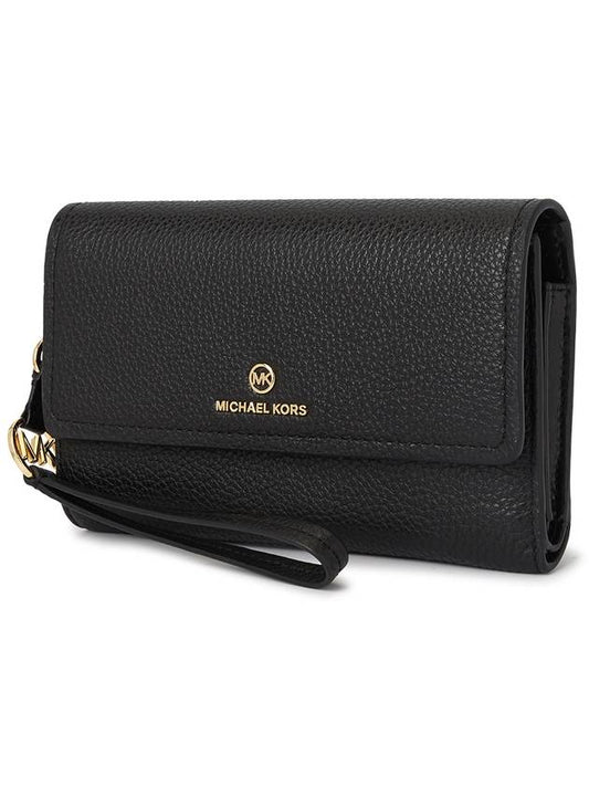 Jet Set Charm Phone 34S2GT9W7L BLACK Women's Clutch Long Wallet - MICHAEL KORS - BALAAN 2