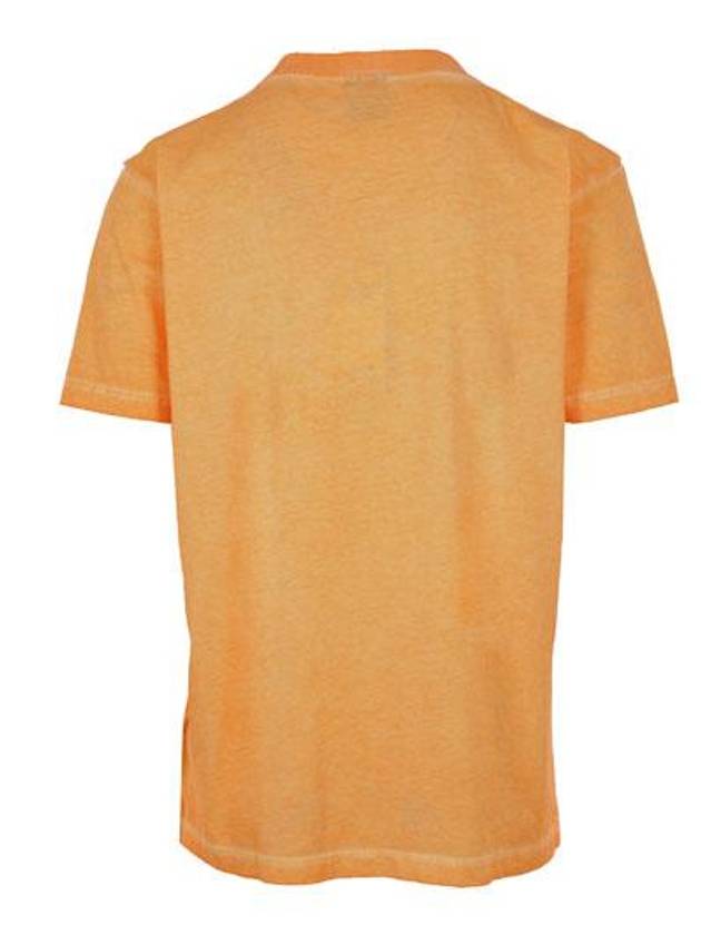 Sunset Cross Short Sleeve T-Shirt Orange - MARCELO BURLON - BALAAN 3