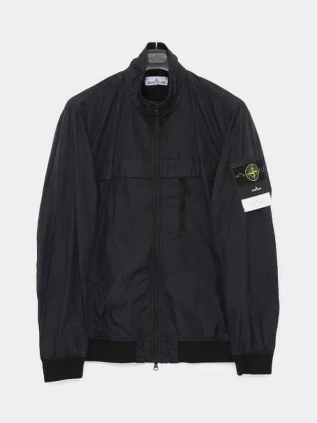 Garment Dyed Crinkle Reps R-Nylon Jacket Blue - STONE ISLAND - BALAAN 2