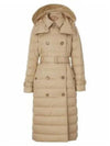 Arniston Long Down Hoodie Padding Beige - BURBERRY - BALAAN 2