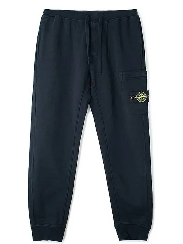 Men's Wappen Patch Jogger Pants Navy - STONE ISLAND - BALAAN 2