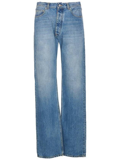 Back Stitch 5 Pocket Straight Jeans Medium Wash - MAISON MARGIELA - BALAAN 2