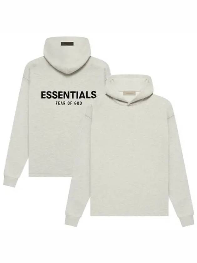 Relaxed Back Logo Hoodie Light Oatmeal - FEAR OF GOD - BALAAN 2