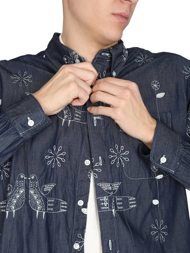 "BIRD" EMBROIDERY SHIRT - ENGINEERED GARMENTS - BALAAN 3