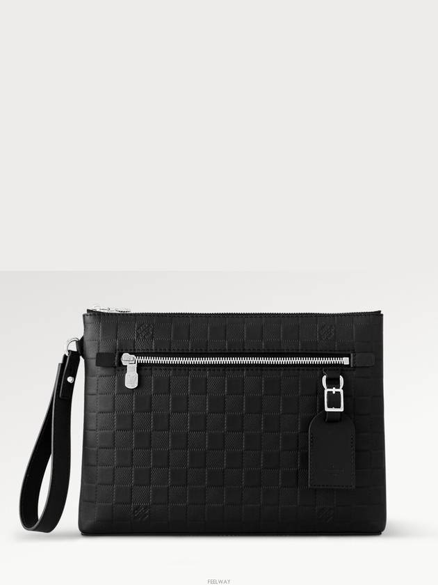 Takeoff Damier Pouch Bag Black - LOUIS VUITTON - BALAAN 2