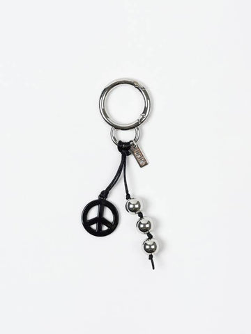 MINI PEACE FREEDOM KEYRING BLACK - USITE - BALAAN 1