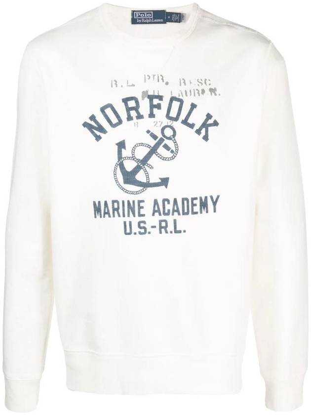 anchor print sweatshirt 710909946001 - POLO RALPH LAUREN - BALAAN 1