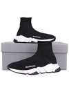 Speed Trainer  High Top Sneakers Black White - BALENCIAGA - BALAAN 10