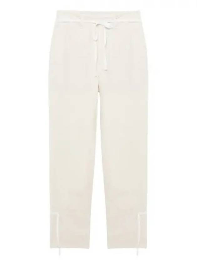 Cotton Straight Pants Chalk - LEMAIRE - BALAAN 2