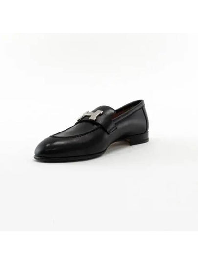 Paris Loafer Black Shoes Women s H201199Z - HERMES - BALAAN 2