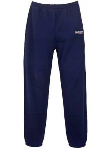 A COLD WALL Balenciaga 508268 TYK92 4540 Wave Logo Training Pants Blue Men s TEO 270586 - A-COLD-WALL - BALAAN 1