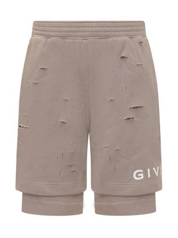 short pants BM51613Y8Y281 281 GRAY - GIVENCHY - BALAAN 1