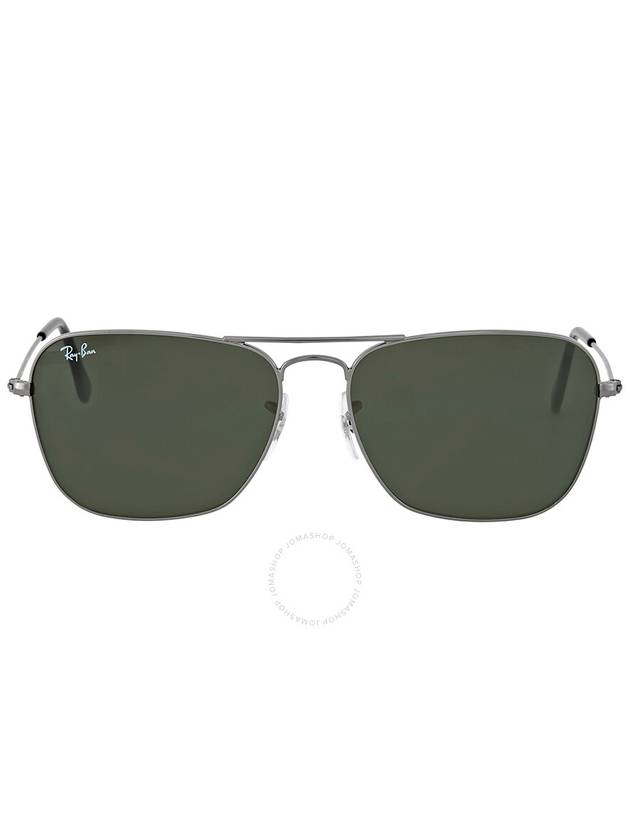 Ray Ban Caravan Green Classic G-15 Square Unisex Sunglasses RB3136 004 58 - RAY-BAN - BALAAN 1