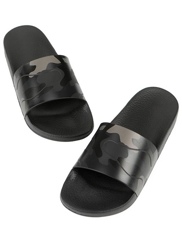 Camouflage Slippers Black - VALENTINO - BALAAN 5