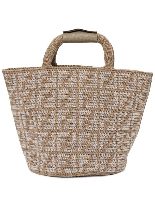 FF Cashmere Shopping Bag Beige - FENDI - BALAAN 2