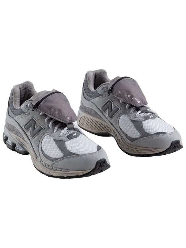 2002R Premium Vintage Low Top Sneakers Grey - NEW BALANCE - BALAAN 4