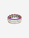 Couture Chain Link Ring Iridescent Finish - DIOR - BALAAN 4