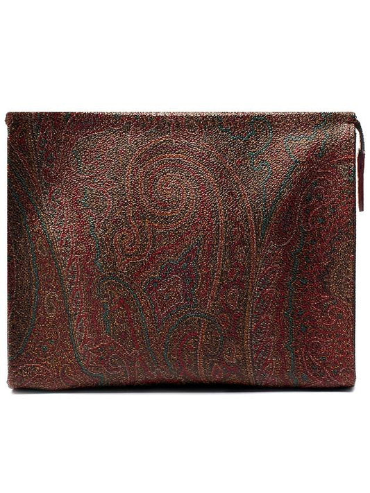 Paisley Clutch Bag Brown - ETRO - BALAAN 2