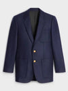 Classic Cashmere Flannel Jacket Navy - CELINE - BALAAN 2