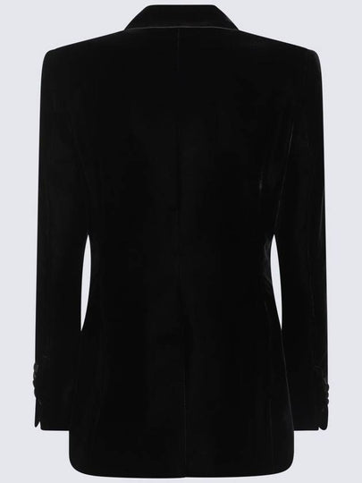 Tom Ford Black Viscose Blazer - TOM FORD - BALAAN 2