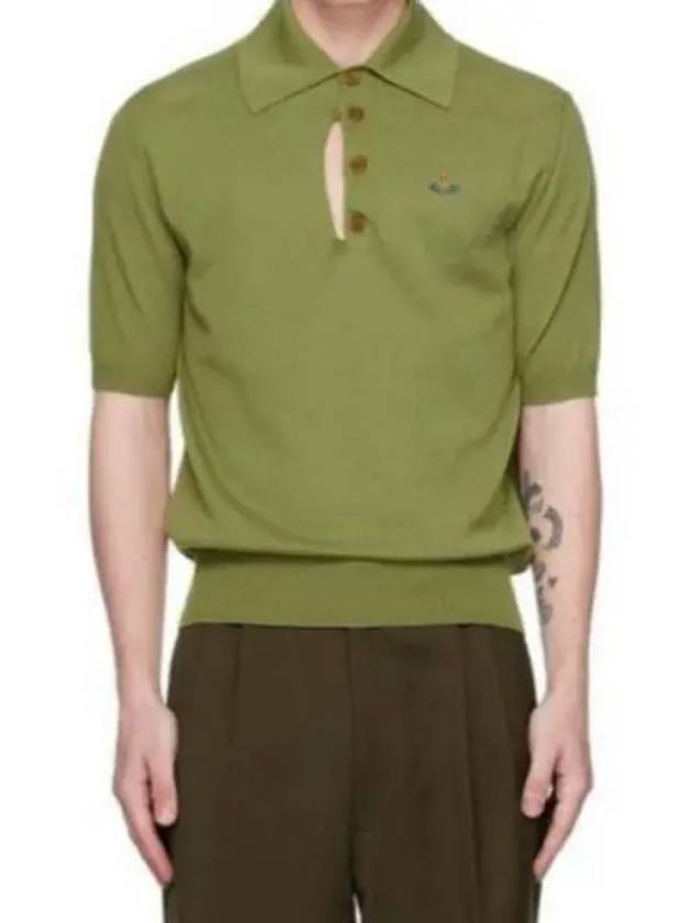 Logo Knit Top Green - VIVIENNE WESTWOOD - BALAAN 2