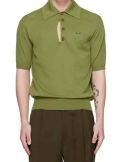 Logo Knit Top Green - VIVIENNE WESTWOOD - BALAAN 2