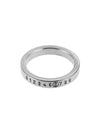 Numeric Minimal Signature Ring Palladium - MAISON MARGIELA - BALAAN 4