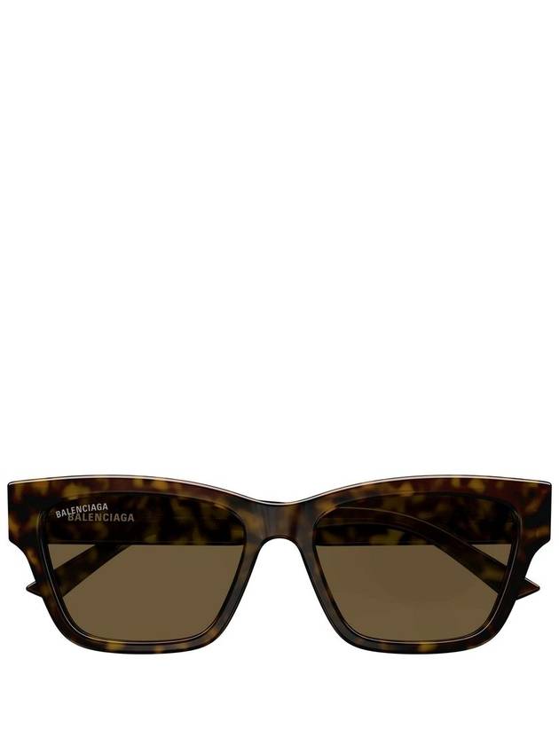 Acetate Rectangle Sunglasses Havana - BALENCIAGA - BALAAN 2