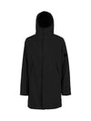 Shell R Lens Wappen Hooded Parka Black - CP COMPANY - BALAAN 3